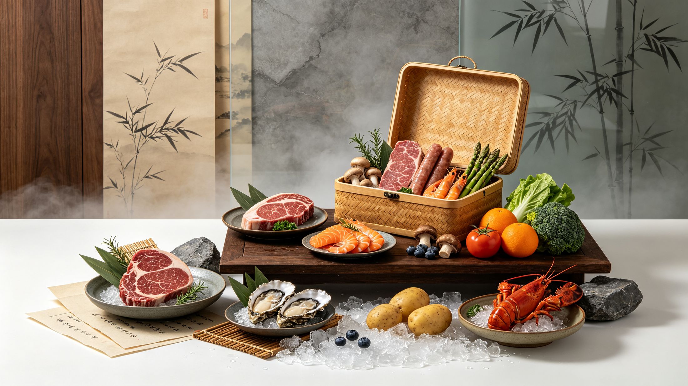 Fresh premium seafood selection